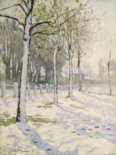 Populieren in de Sneeuw door Alice Maud Fanner