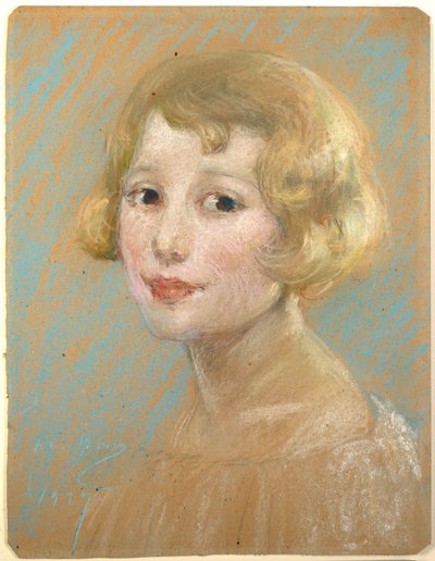 Blond Meisje door Alice Pike Barney