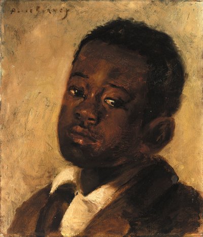 Hoofd van een negerjongen door Alice Pike Barney