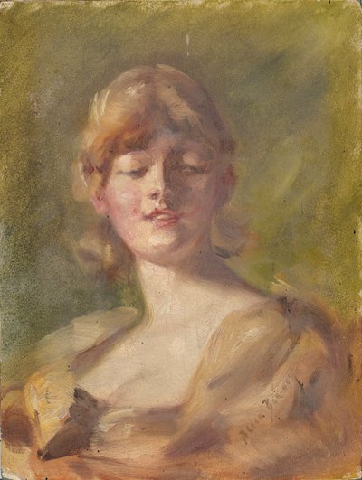 Studie van een hoofd, ca. 1926 door Alice Pike Barney