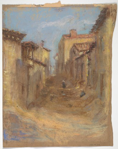 Dorpsstraat door Alice Pike Barney