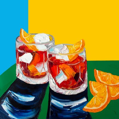 Kleurrijke Happy Hour door Alice Straker