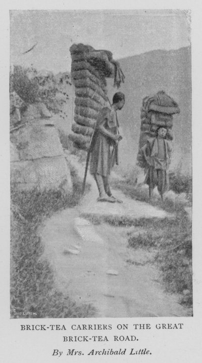Brick-Tea-dragers op de Grote Brick-Tea-weg door Alicia Little