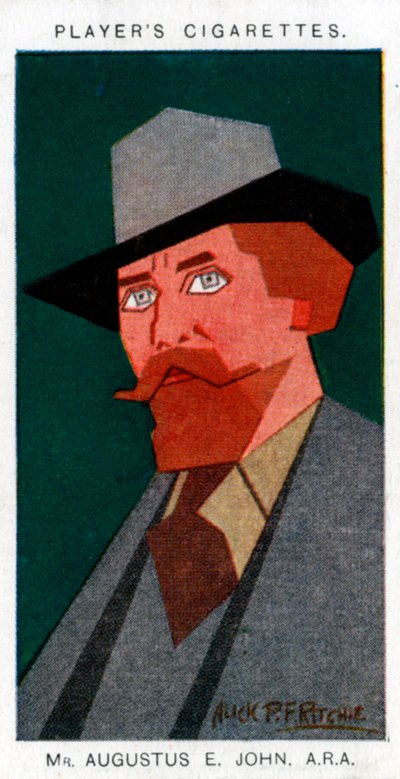 Augustus John, Britse schilder, 1926 door Alick P. F. Ritchie