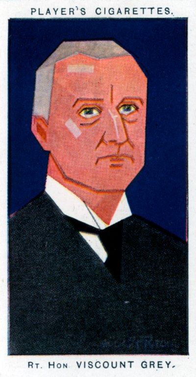 Edward Grey, 1e Burggraaf Grey van Fallodon, Britse politicus, 1926 door Alick P. F. Ritchie