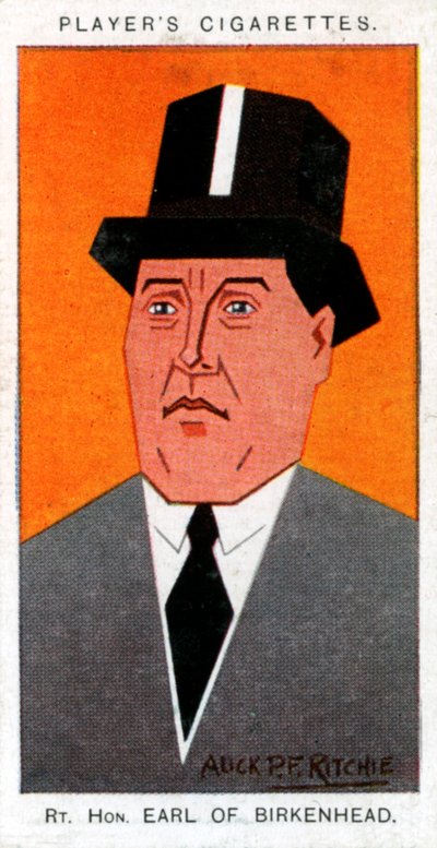 Frederick Edwin Smith, 1e Graaf van Birkenhead, Lord Chancellor, 1926 door Alick P. F. Ritchie