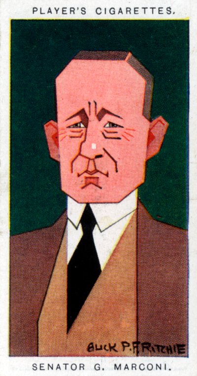 Guglielmo Marconi, Italiaanse uitvinder, 1926 door Alick P. F. Ritchie
