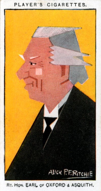 Herbert Henry Asquith, 1e Graaf van Oxford en Asquith, Britse Premier, 1926 door Alick P. F. Ritchie