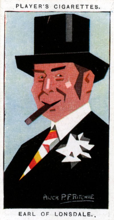 Hugh Cecil Lowther, 5e graaf van Lonsdale, Britse sportman, 1926 door Alick P. F. Ritchie