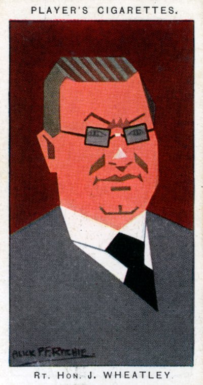 John Wheatley, Schotse politicus, 1926 door Alick P. F. Ritchie