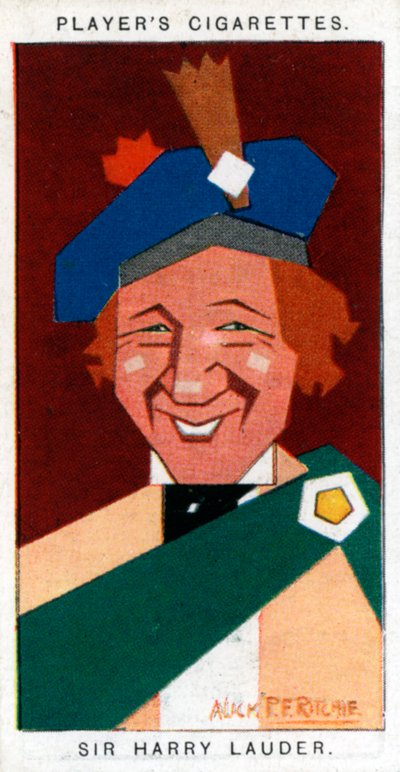 Sir Harry Lauder, Schotse komiek, 1926 door Alick P. F. Ritchie