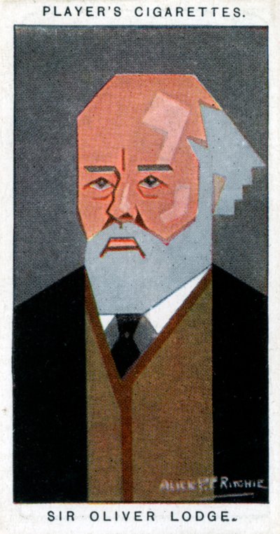 Sir Oliver Lodge, Britse natuurkundige, 1926 door Alick P. F. Ritchie