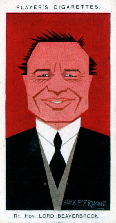 William Maxwell Aitken, 1e Baron Beaverbrook, staatsman en krantenmagnaat, 1926 door Alick P. F. Ritchie