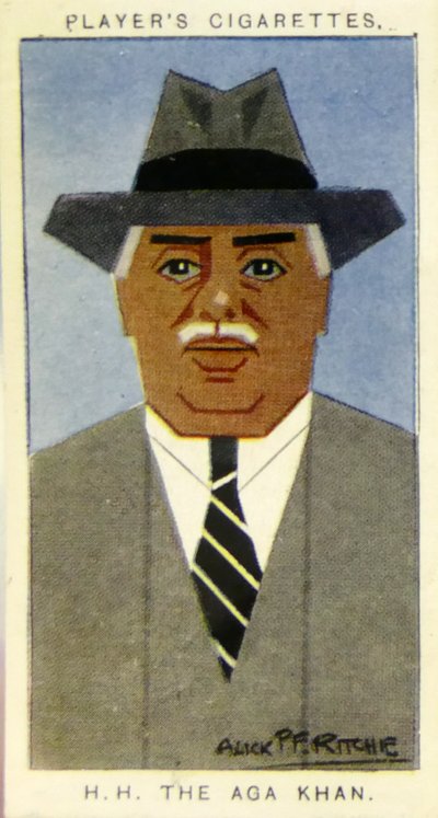 Aga Khan III door Alick Penrose Forbes Ritchie