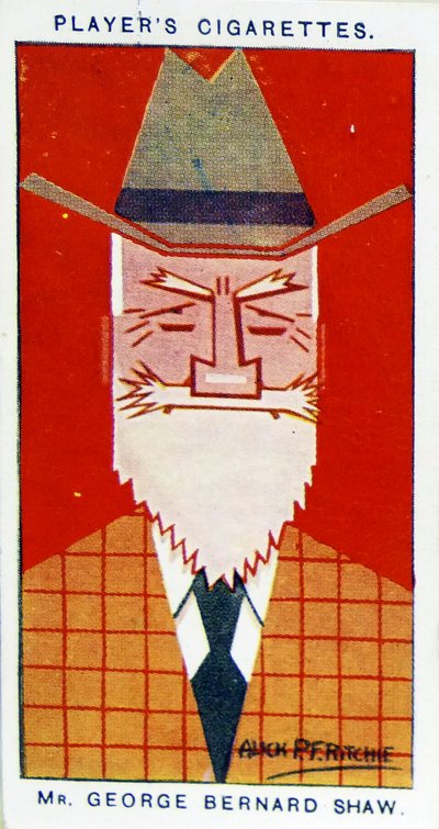 George Bernard Shaw door Alick Penrose Forbes Ritchie