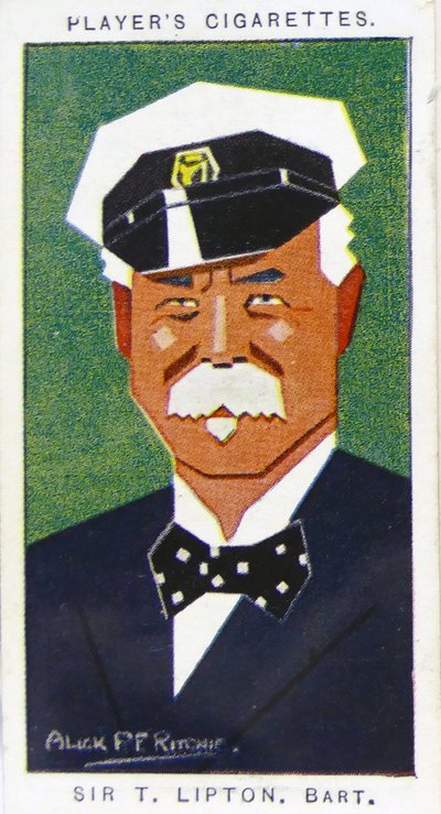 Sir Thomas Johnstone Lipton door Alick Penrose Forbes Ritchie