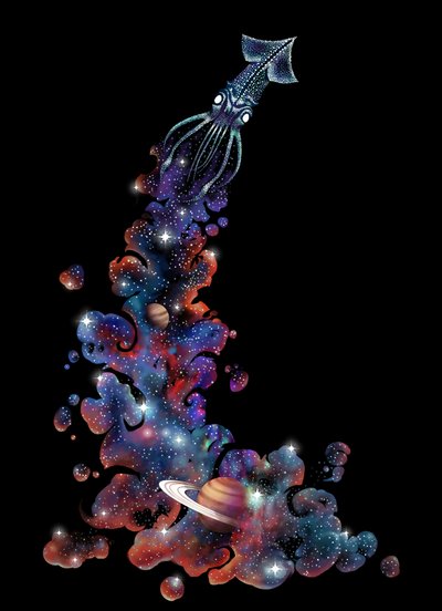 Kosmische ruimtinkvis door Alirıza ÇAKIR