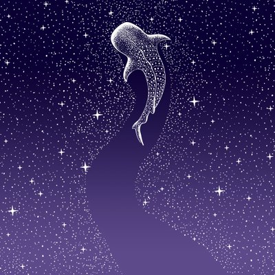 Star Eater donkerblauw naar paars verloop door Alirıza ÇAKIR