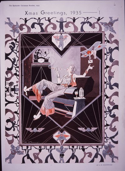 Art deco interieur door Alistair K. MacDonald