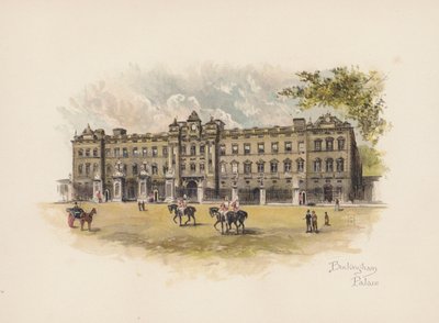 Bekend Londen: Buckingham Palace door Allan F. Barraud