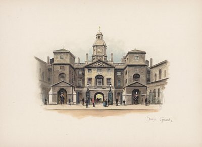 Bekend Londen: Horse Guards door Allan F. Barraud