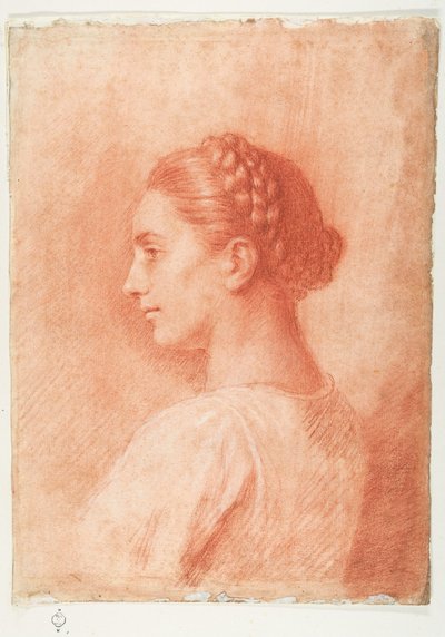 Een plattelandsmeisje in Surrentum door Allan Ramsay