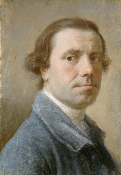 Allan Ramsay, 1713 - 1784. Kunstenaar (Zelfportret) door Allan Ramsay