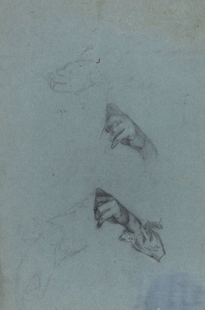 Handstudies [verso] door Allan Ramsay