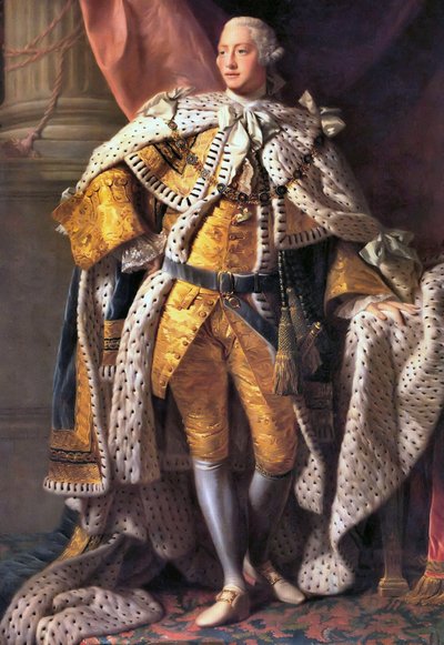 Koning George III door Allan Ramsay