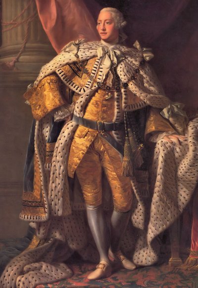 Koning George III door Allan Ramsay