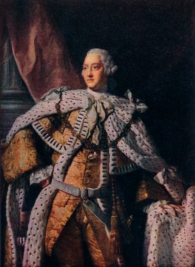 Koning George III, ca. 1761-62, 1911 door Allan Ramsay