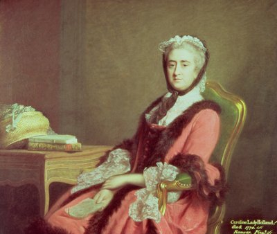 Lady Holland, 1766 door Allan Ramsay
