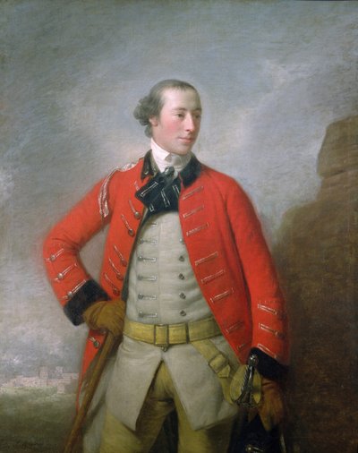 Portret van kapitein Sir William-Peer Williams, ca. 1759 door Allan Ramsay