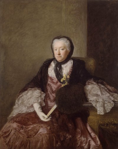 Portret van mevrouw Mary Martin, 1761 door Allan Ramsay