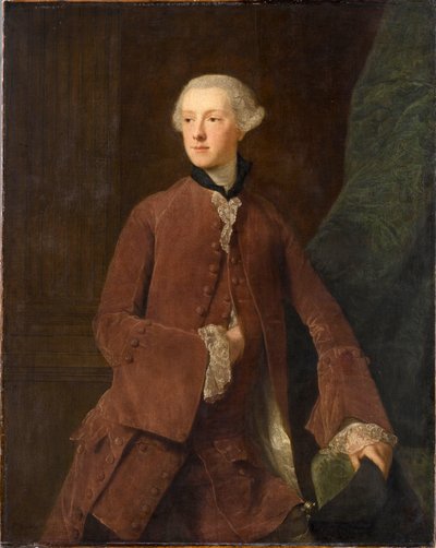 Portret van William Sutherland, 18e graaf van Sutherland 1735-1766, 2e kwart van de 18e eeuw door Allan Ramsay