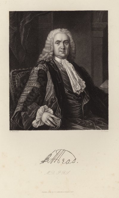 Richard Mead, 1847 door Allan Ramsay