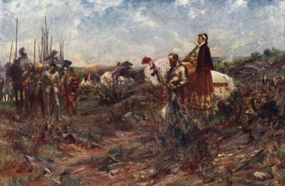 Koningin Mary bij Carberry Hill door Allan Stewart