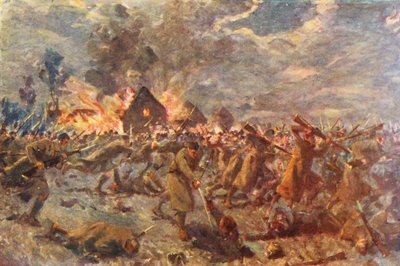 WO1: Bajonetaanval van de London Scottish bij Messines, Halloween door Allan Stewart