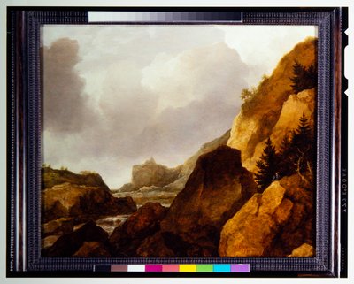 Bergachtig Scandinavisch Landschap door Allart van Everdingen