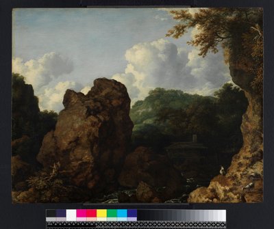 Noors landschap, 1656 door Allart van Everdingen