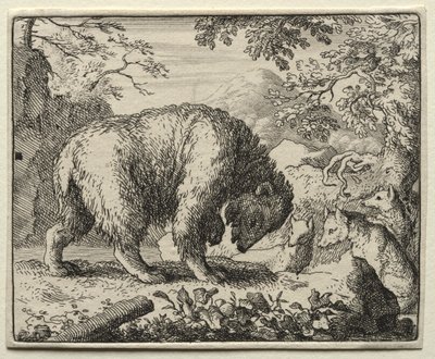 Reinaert de Vos: Reinaert Belooft Honing aan de Beer door Allart van Everdingen