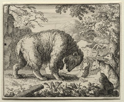 Reinaert de Vos: Reinaert Belooft Honing aan de Beer door Allart van Everdingen