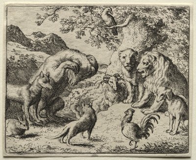 Reinaert de Vos: De klacht van de beer door Allart van Everdingen