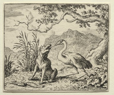 Reinaert de Vos: De Ondankbare Wolf door Allart van Everdingen