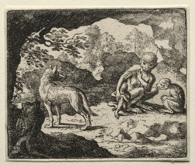 Reinaert de Vos: De wolf in het apenhol door Allart van Everdingen