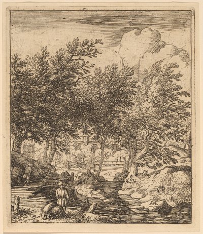 Varkenshoeder door Allart van Everdingen