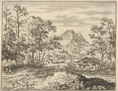 De Brede Rivier, 17e eeuw door Allart van Everdingen