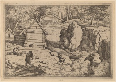 De timmerman door Allart van Everdingen