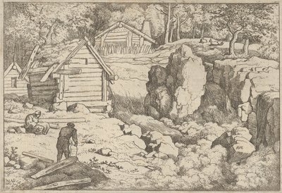 De timmerman, 17e eeuw door Allart van Everdingen