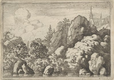 De Kerk op de Heuvel door Allart van Everdingen